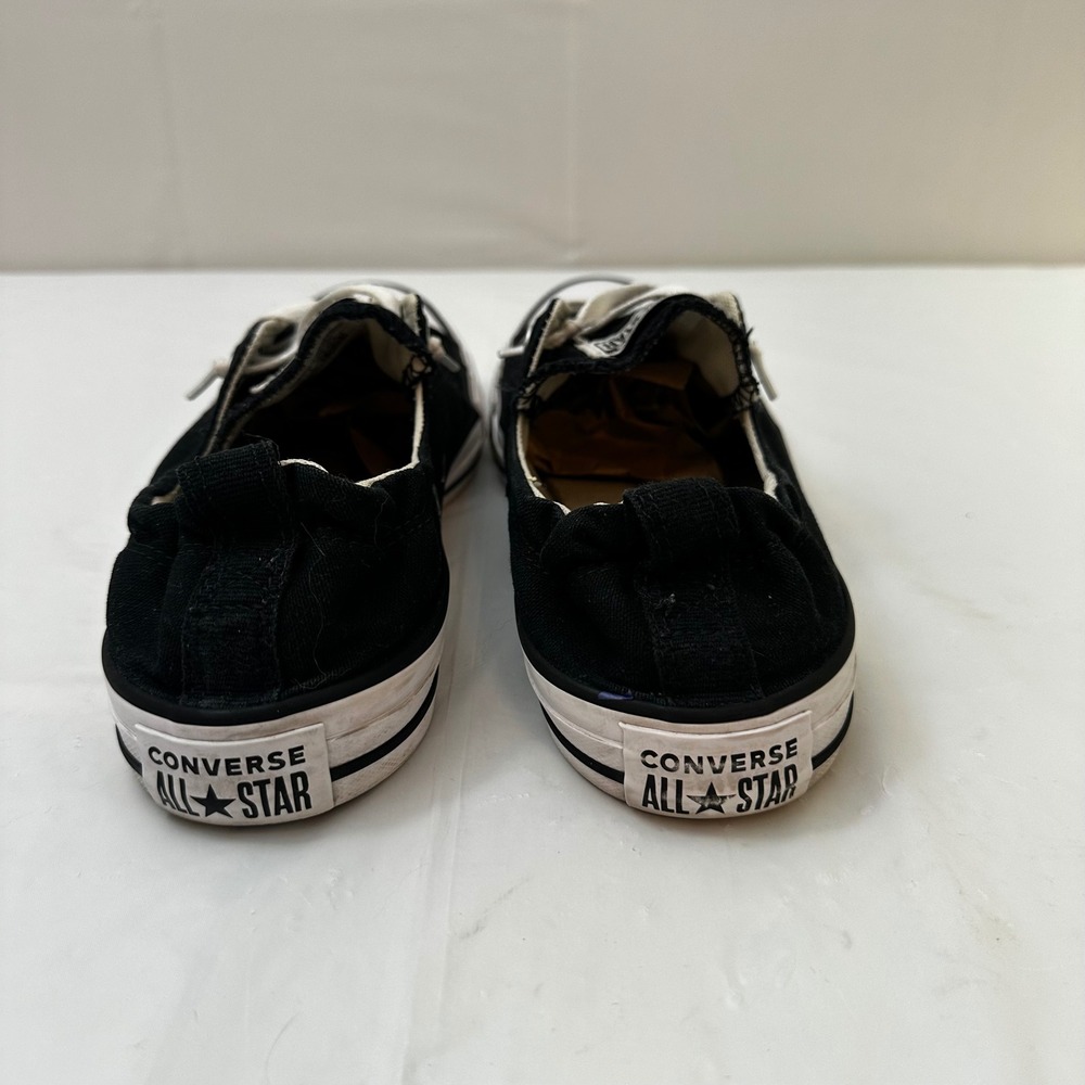 Converse Chuck Taylor All Star Shoreline Black White Slip On Sneakers Womens - Picture 3 of 9